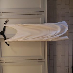 Helmut Lang Raw Detail Off White dress